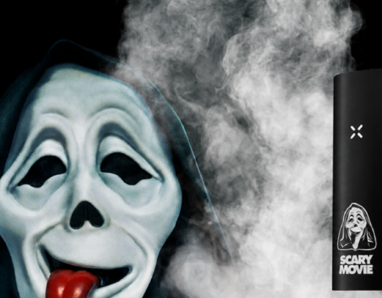 Scary Movie Went All In On Marketing To Stoners. A Vape, A Bong Popcorn Bucket, The Whole Thing.