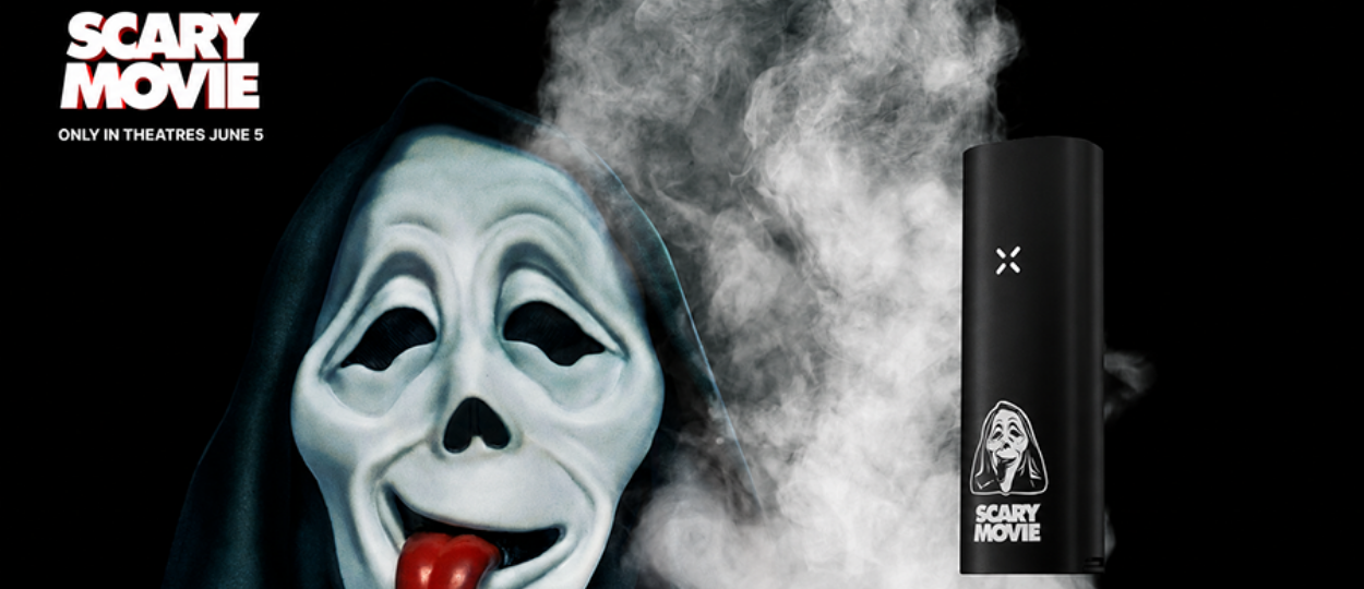 Scary Movie Went All In On Marketing To Stoners. A Vape, A Bong Popcorn Bucket, The Whole Thing.
