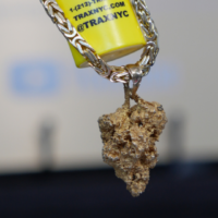 TraxNYC Cast a Real Cannabis Nug in Solid Gold. The Flower Vanished. The Shape Didn't.