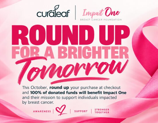 Curaleaf Marks Seven Years and $600,000 Donated For Breast Cancer Action Month